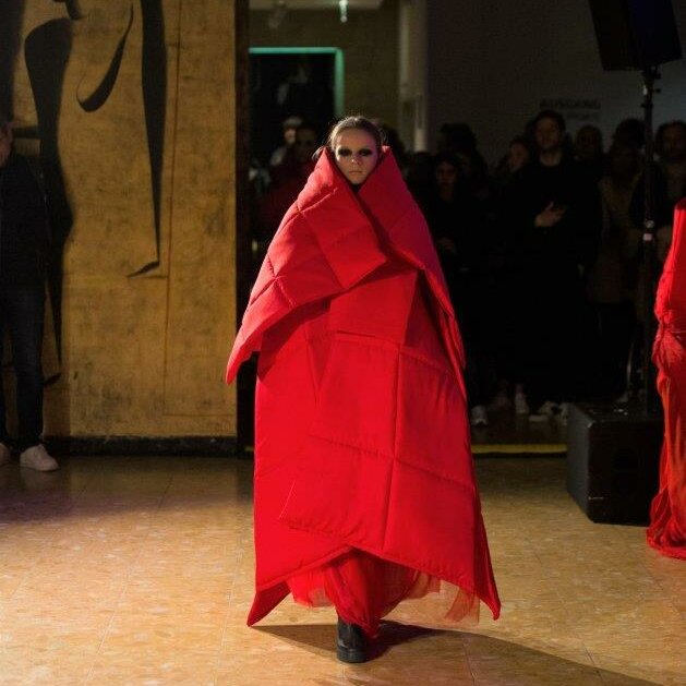 Fashion Show in der Innenstadt von Mannheim
